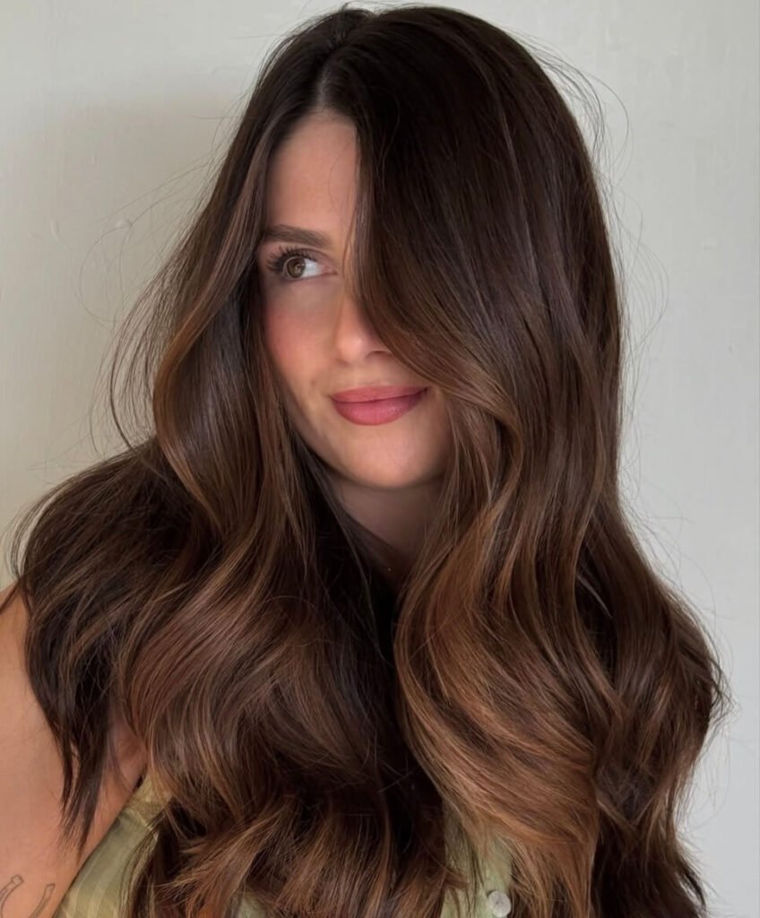 fall hair color for brunettes