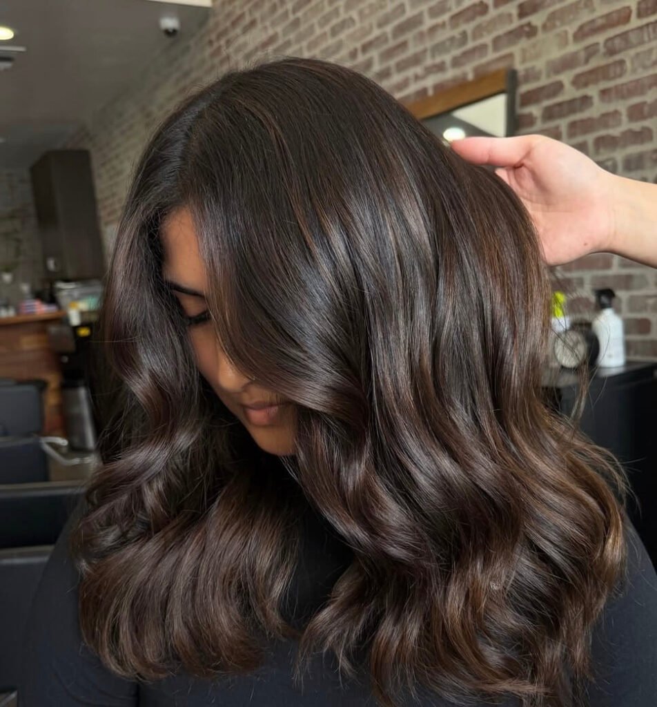 fall hair color for brunettes