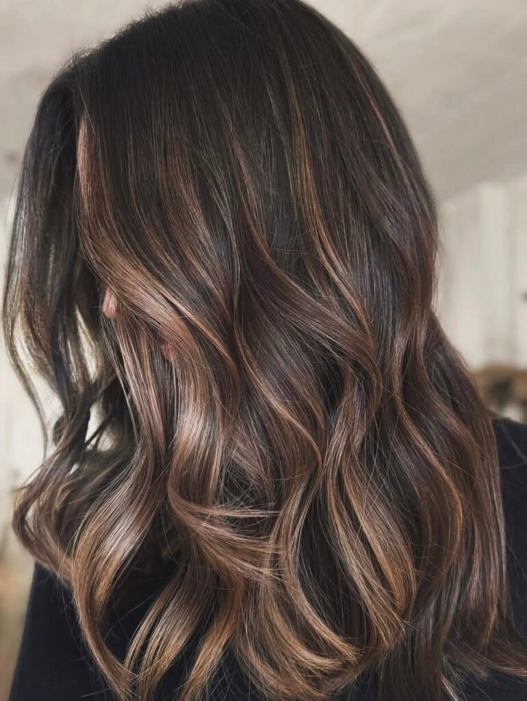 fall hair color for brunettes