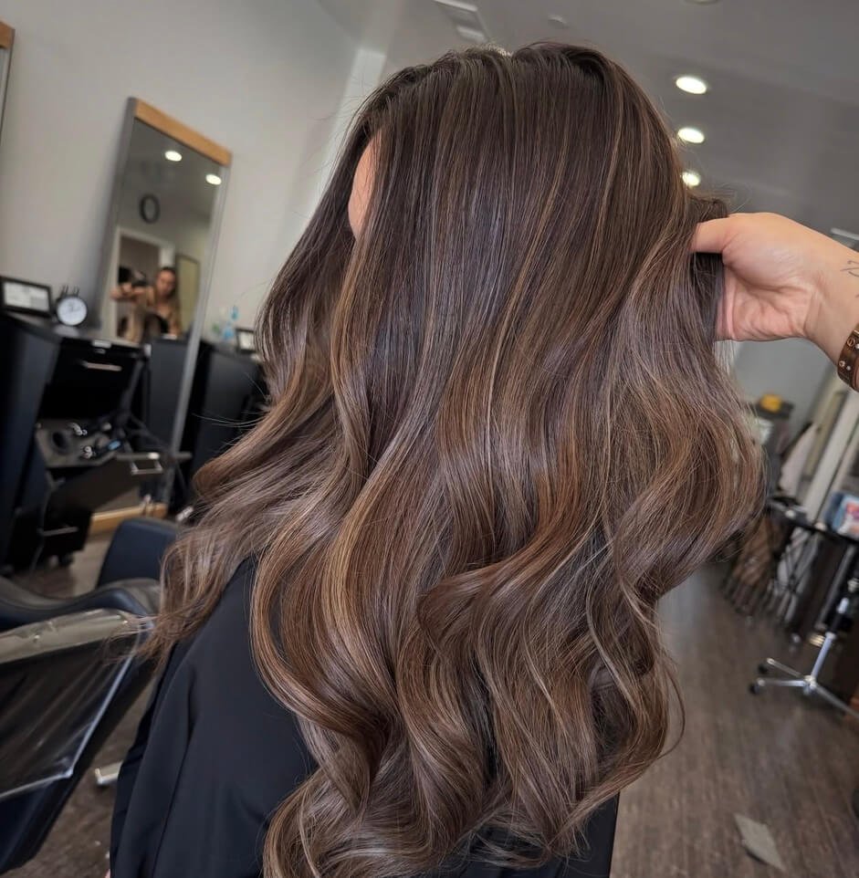 fall hair color for brunettes