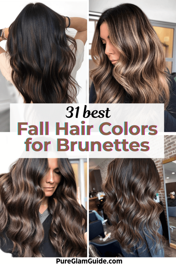 fall hair color for brunettes