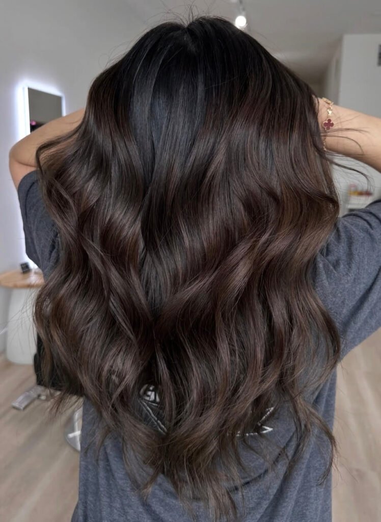 chocolate brown hair ideas for fall