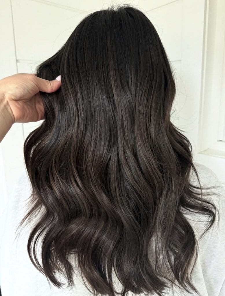 chocolate brown hair