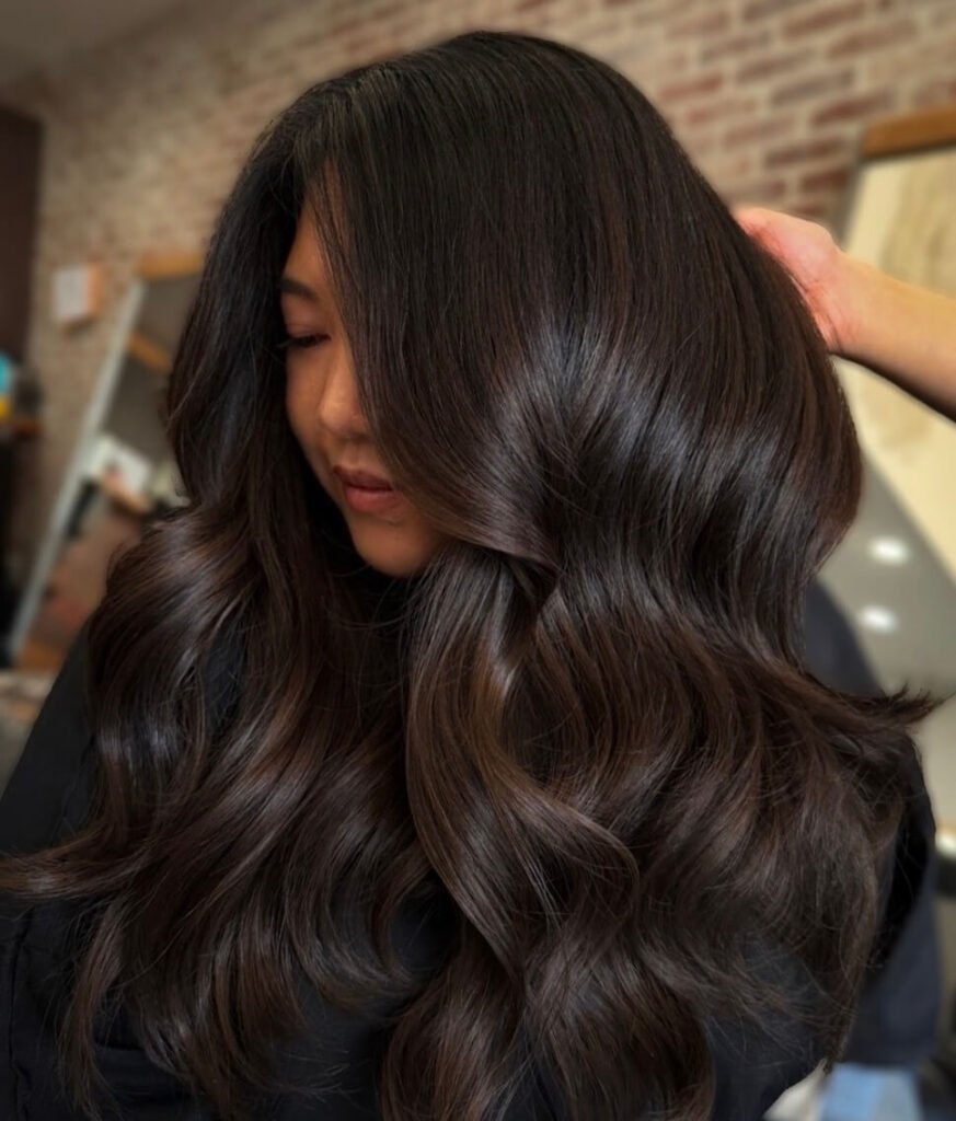 chocolate brown hair ideas for fall