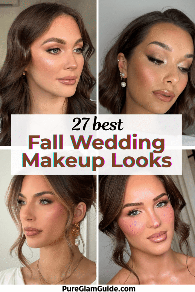 fall wedding makeup ideas