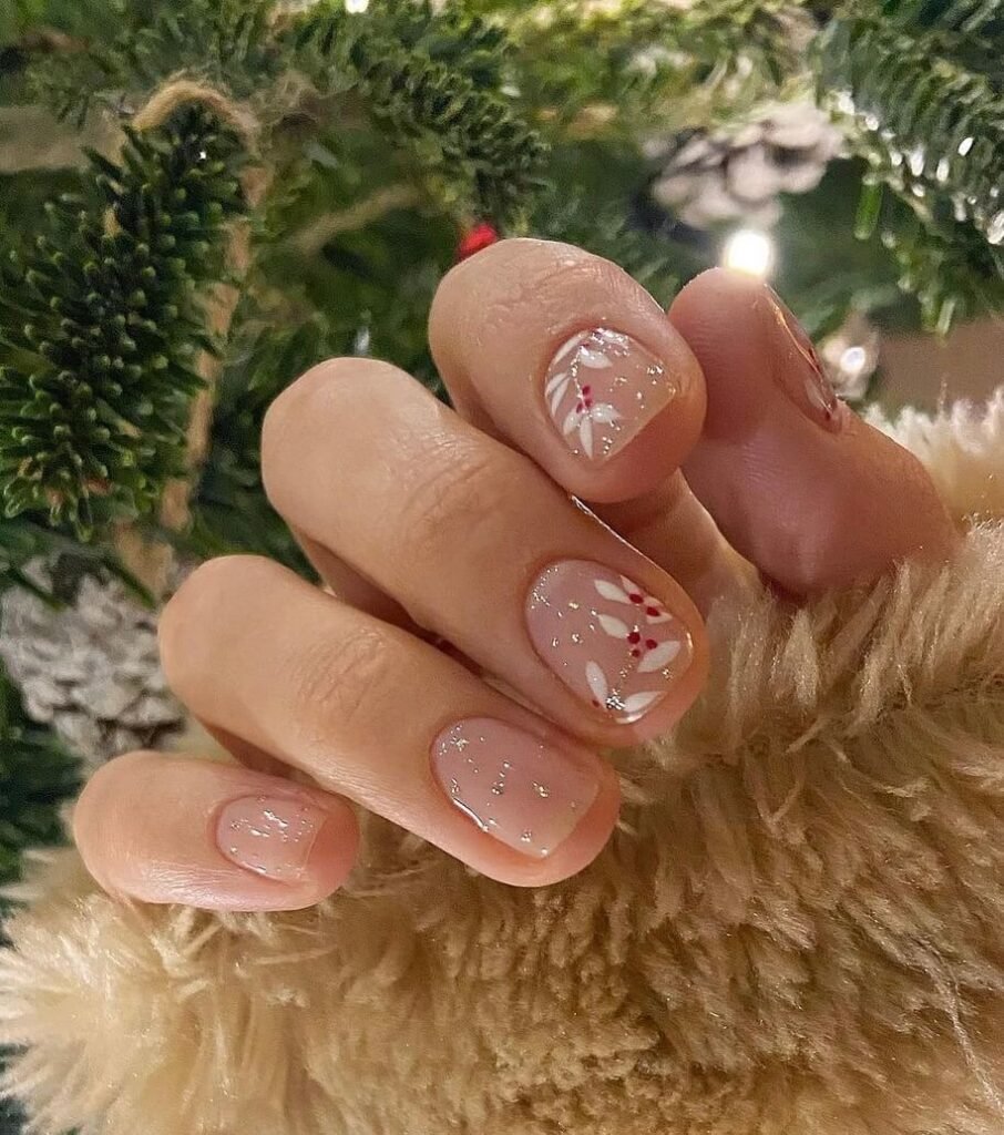 Short christmas nails
