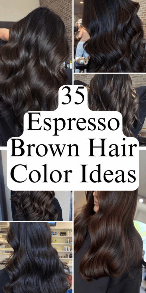 espresso brown hair color ideas