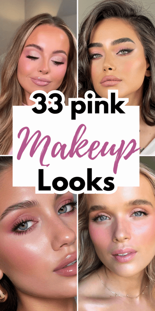 pink makeup looks