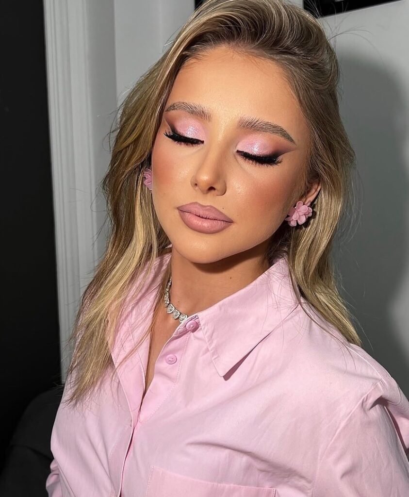 smoky eye pink makeup looks