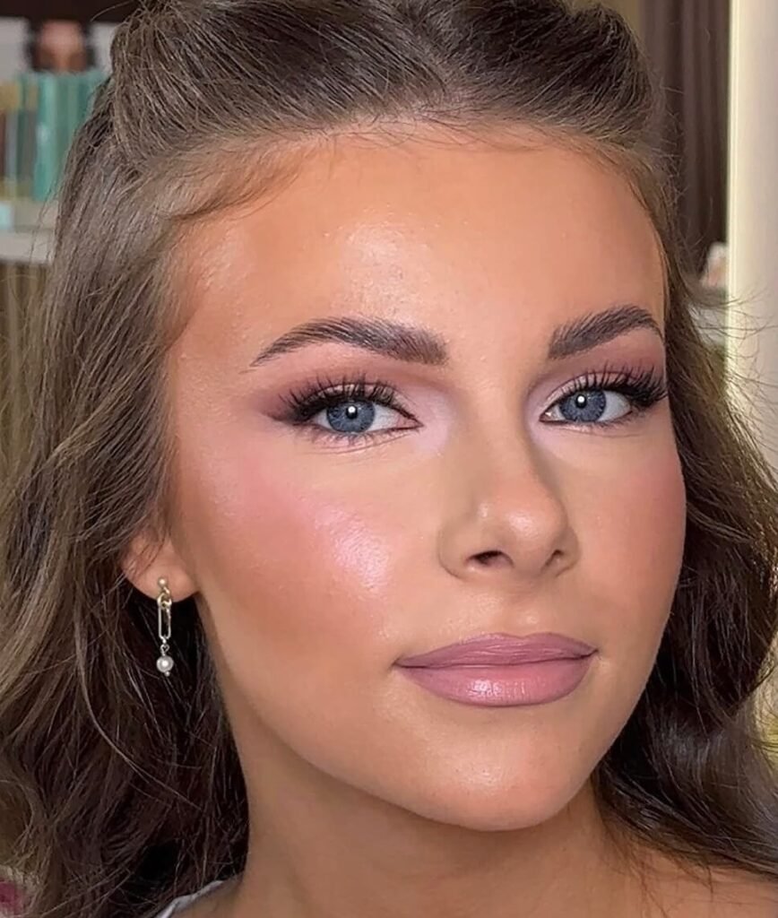 mauve pink makeup looks