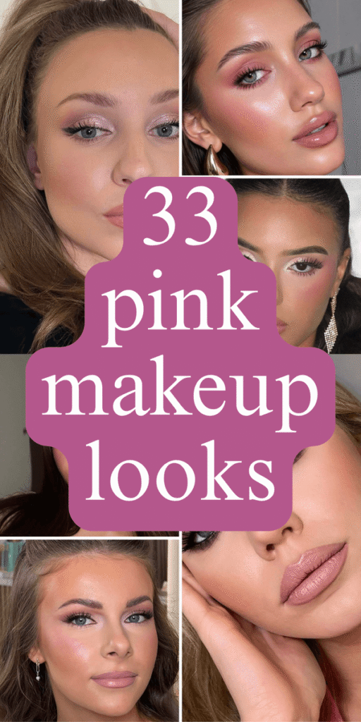 pink makeup looks